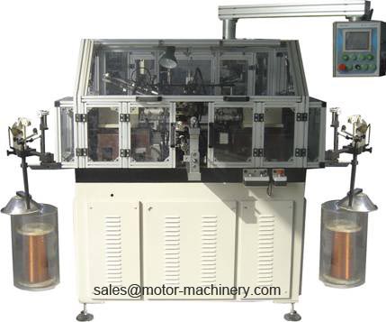 Automatic rotor winding machine