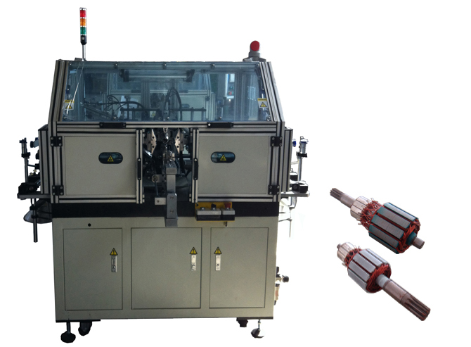 Automatic rotor winding machine