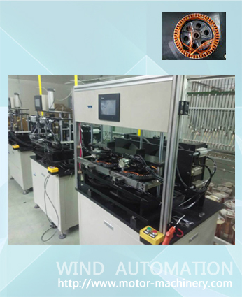 E-bike stator wheel winding machine