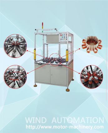 Wave coil winding forming machine