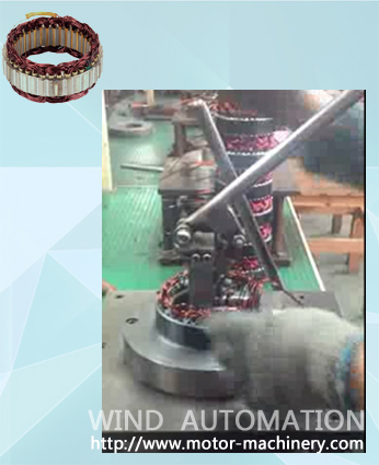 Manul Generator alternator stator winding and inserting 