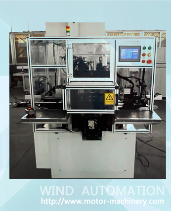 Fully automatical stator winding machine for two pole universal stator winder